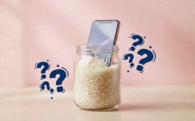 ¿Funciona meter el celular en arroz cuando se moja?